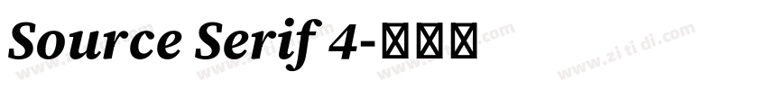 Source Serif 4字体转换